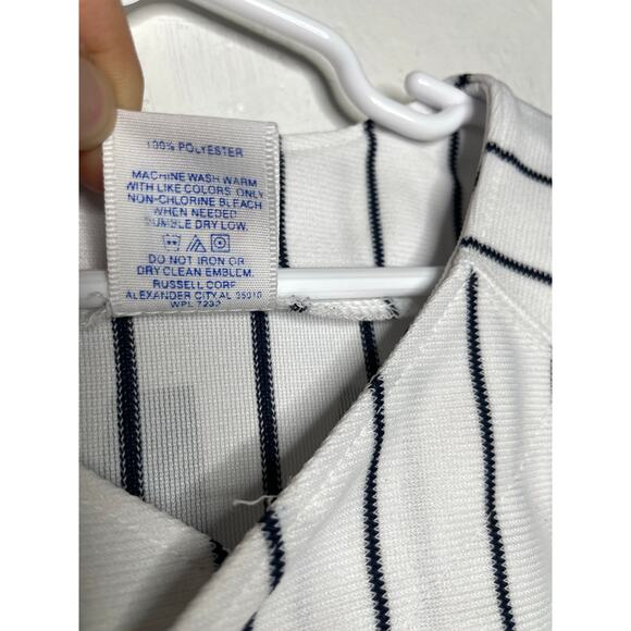 Vintage Youth New York Yankees GIAMBI 25 Jersey Russell Athletic Size 5/6 - Picture 4 of 6